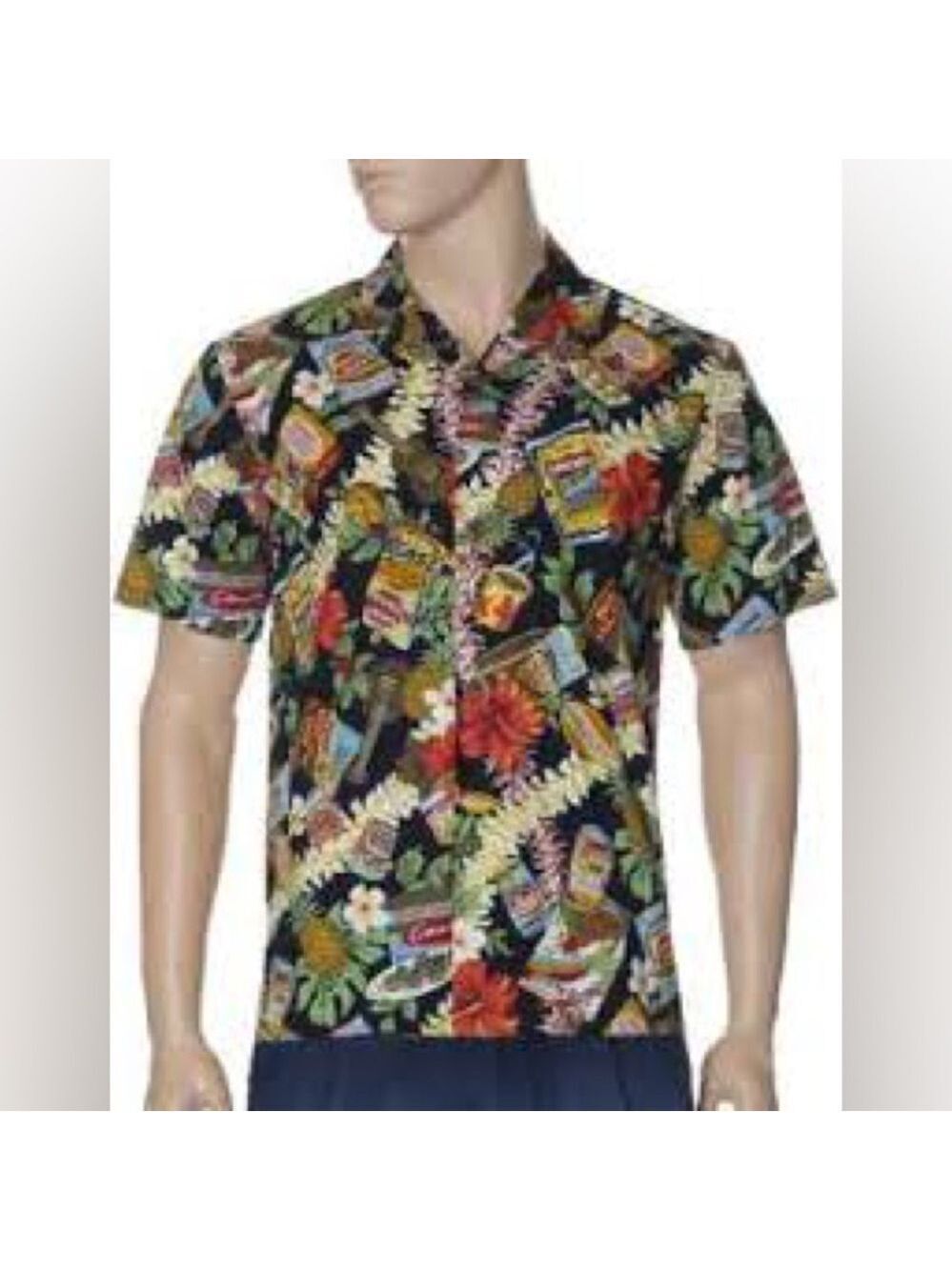 Royal Hawaiian Creations Hawaiian Short Sleeve Button Up Shirt
